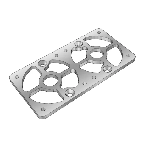 Motor Fan Base - Dual 40mm Add-on